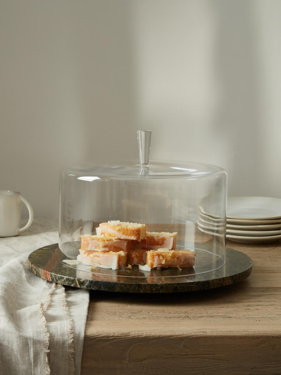 Green Marble Lazy Susan