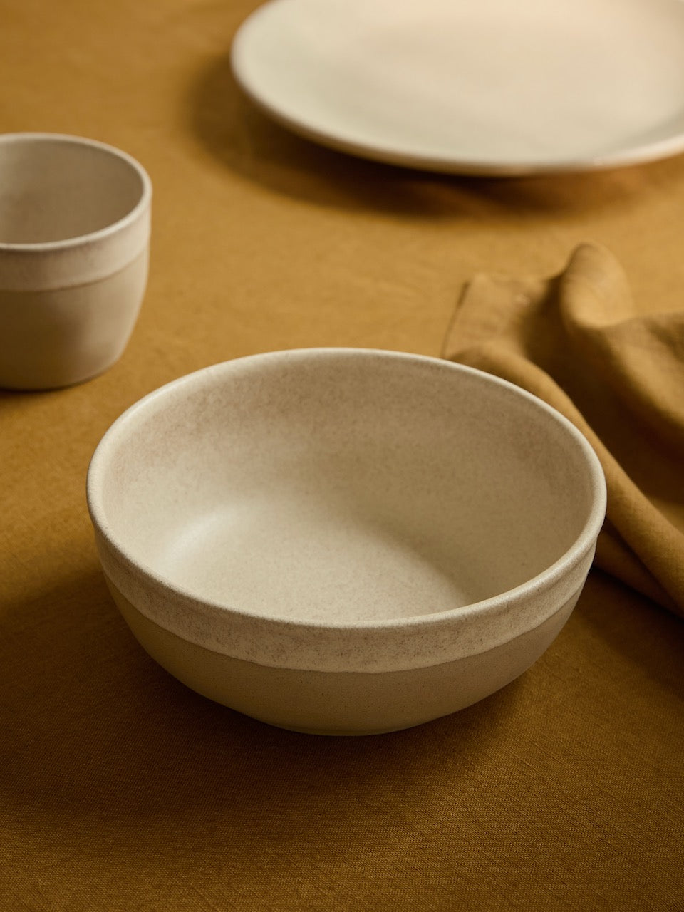 Arenito Sand Stoneware 24 Piece Dinner Set
