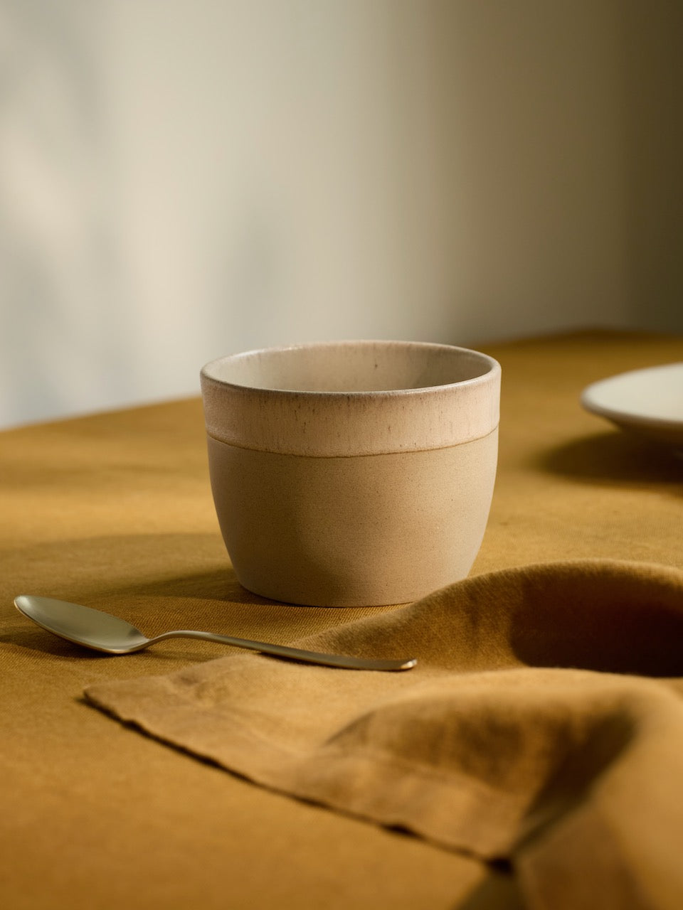Arenito Sand Stoneware Latte Cup