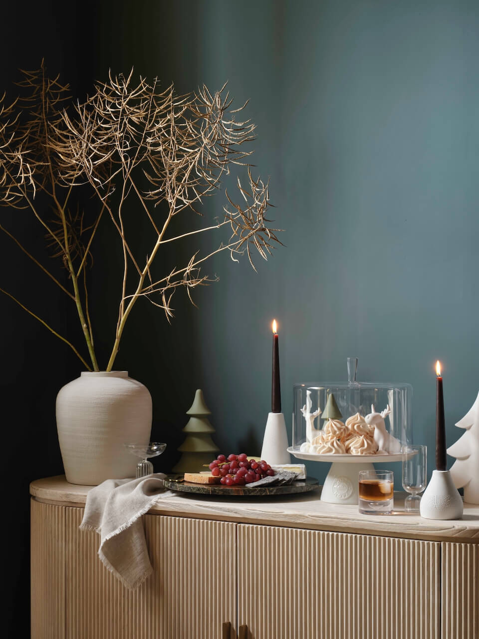 Green Marble Lazy Susan