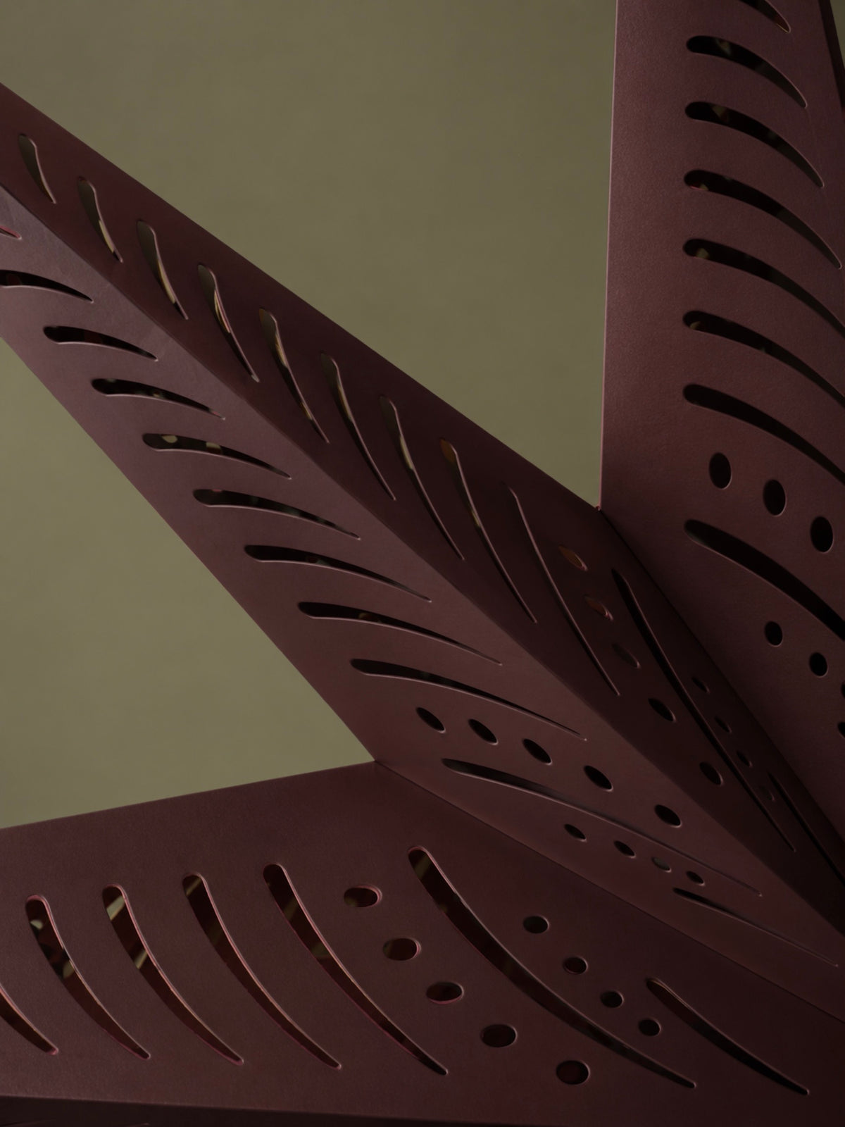Burgundy Decorative Paper Star