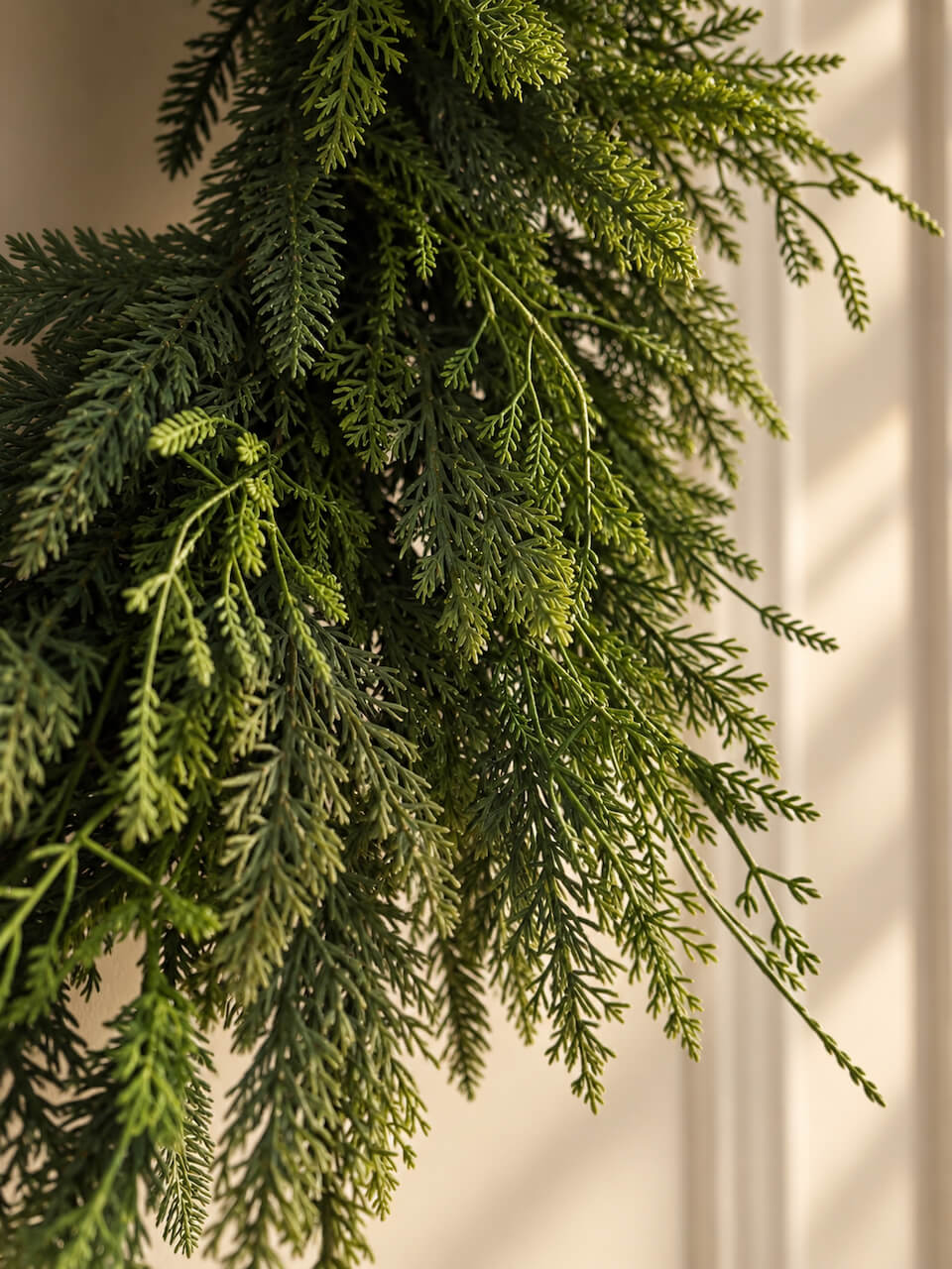 Faux Winter Mixed Fir Wreath Large - 80cm
