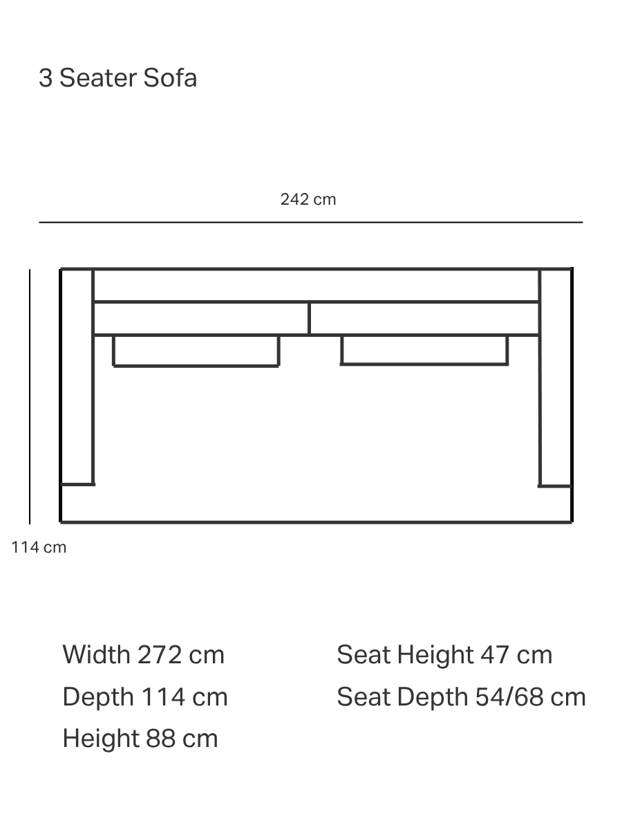 Elba Fabric Sofa