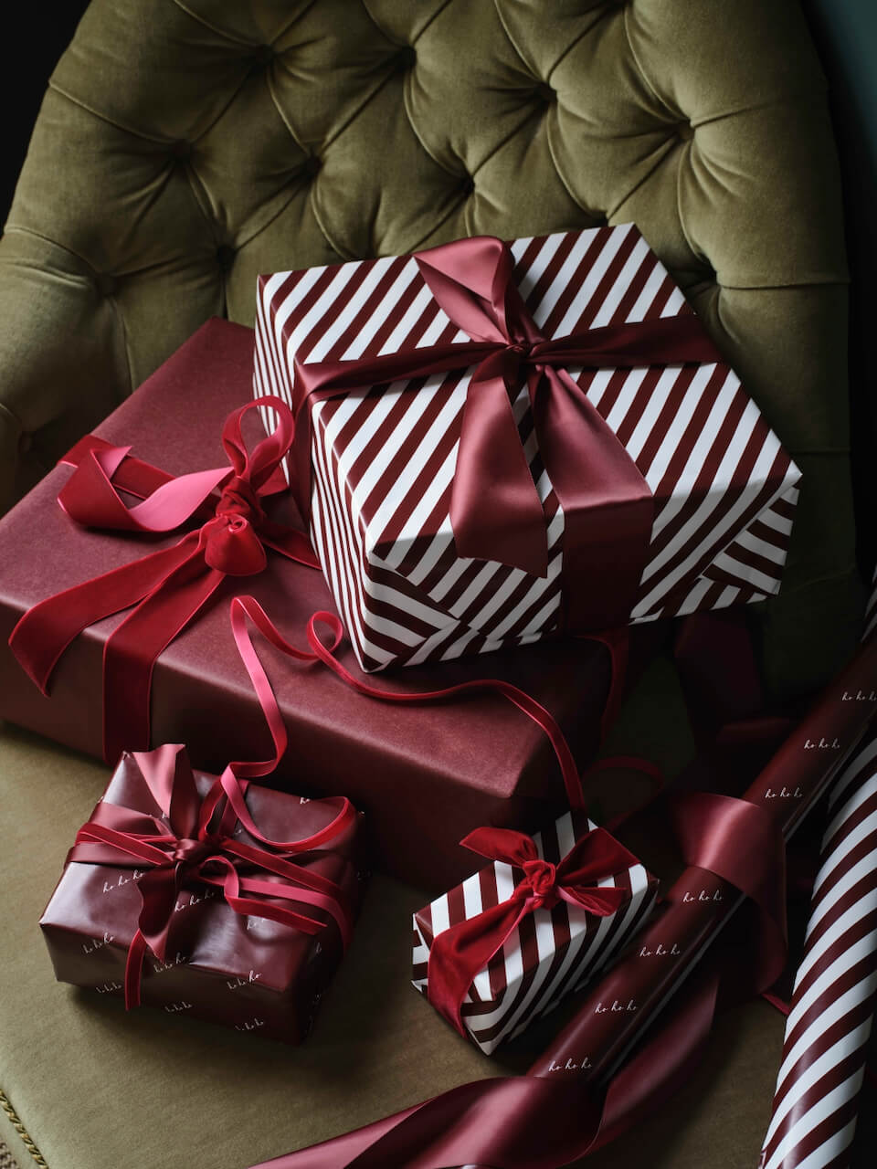 10m Wide Burgundy Satin Ribbon