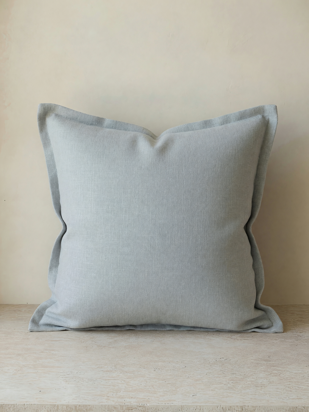Blue Fog Cotton Linen Cushion Cover
