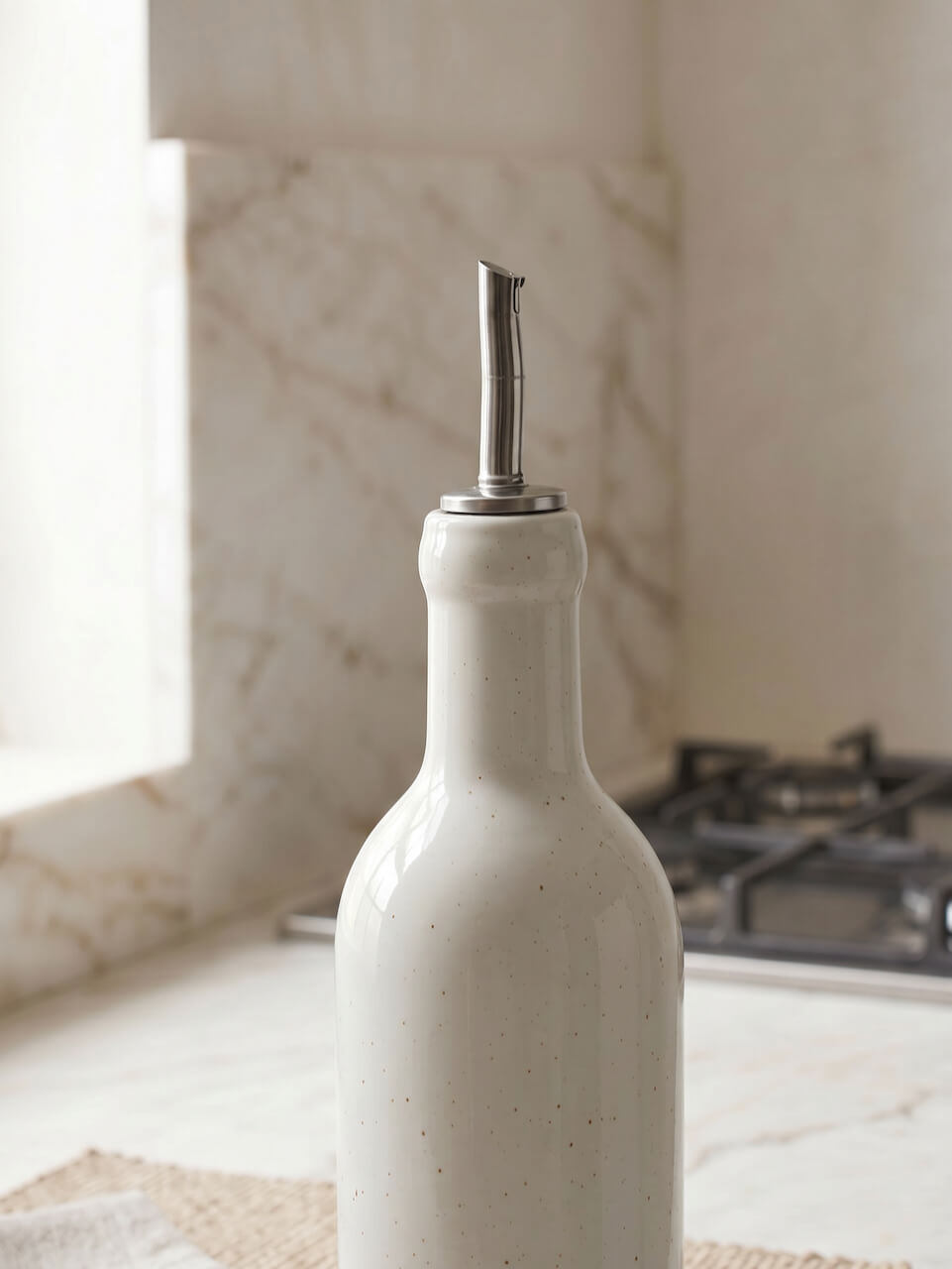 Fattoria Stoneware Oil Bottle