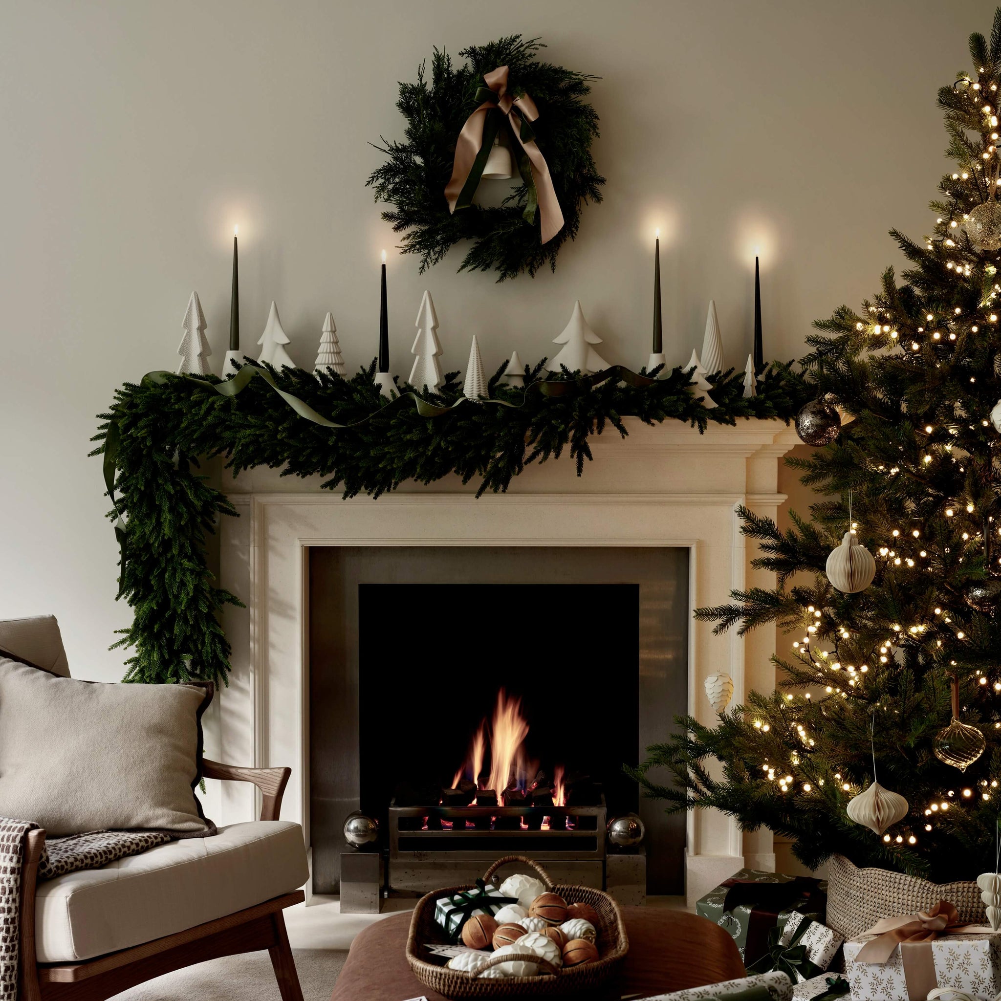 How to Decorate with Faux Greenery for Christmas