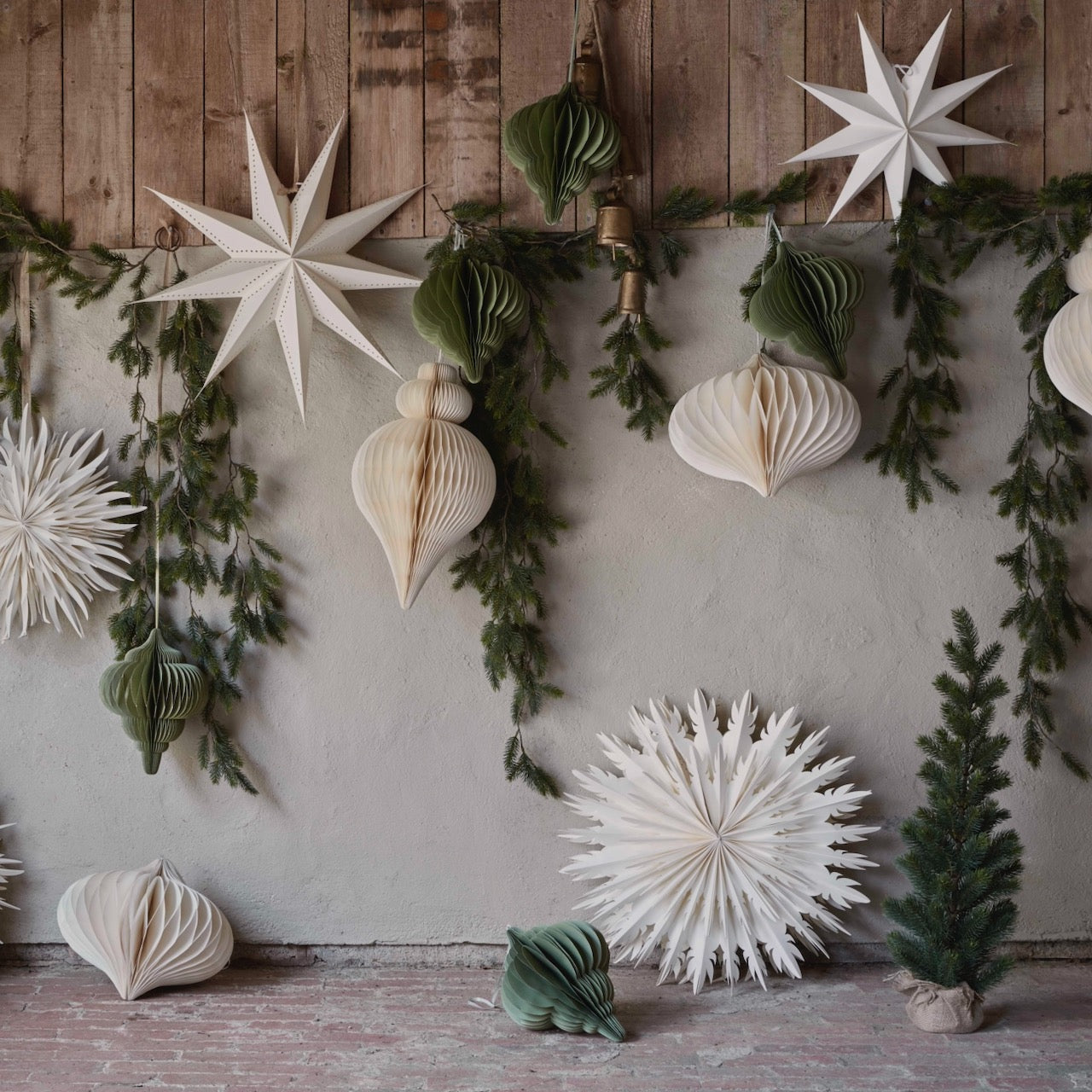 3 ways to style your Faux Fir Garland