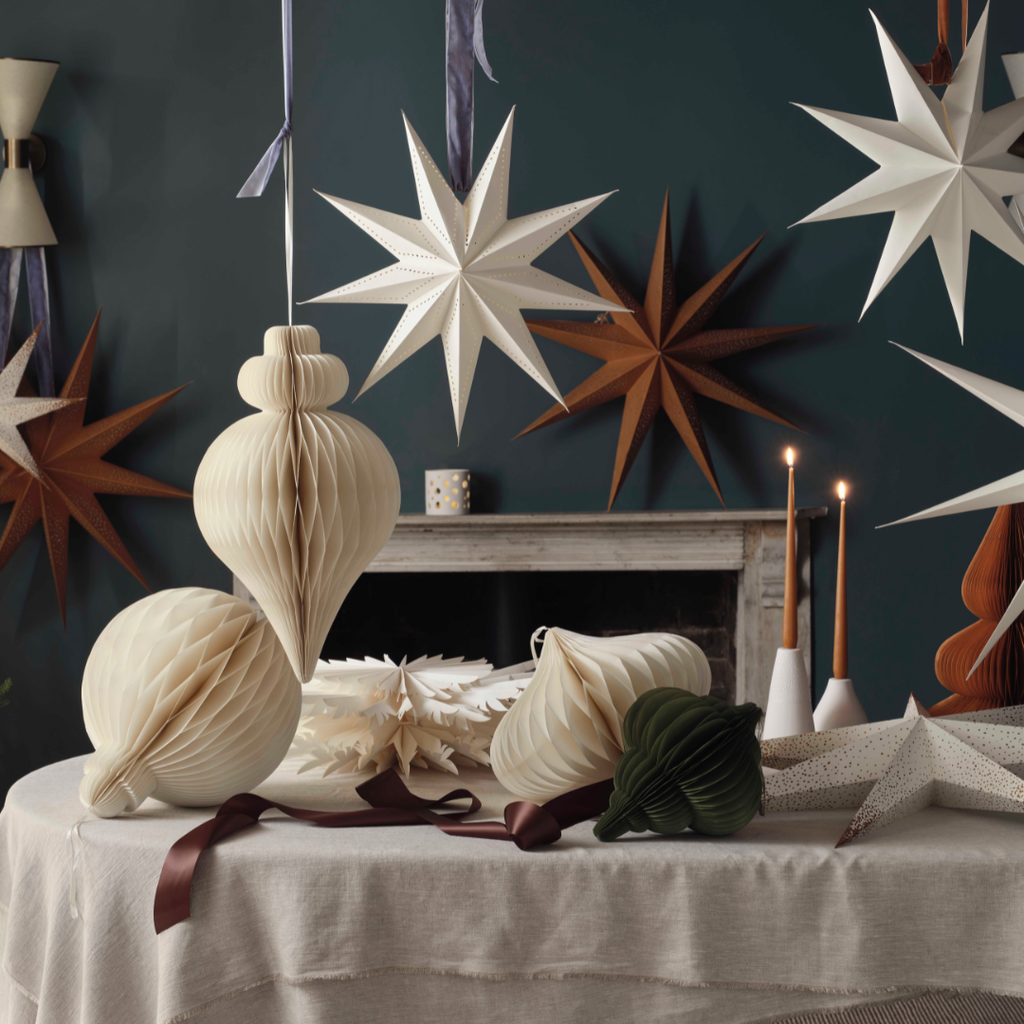 The Story Behind Our Handmade Paper Christmas Decorations