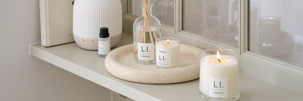 Fragranced candles, diffusers & oils
