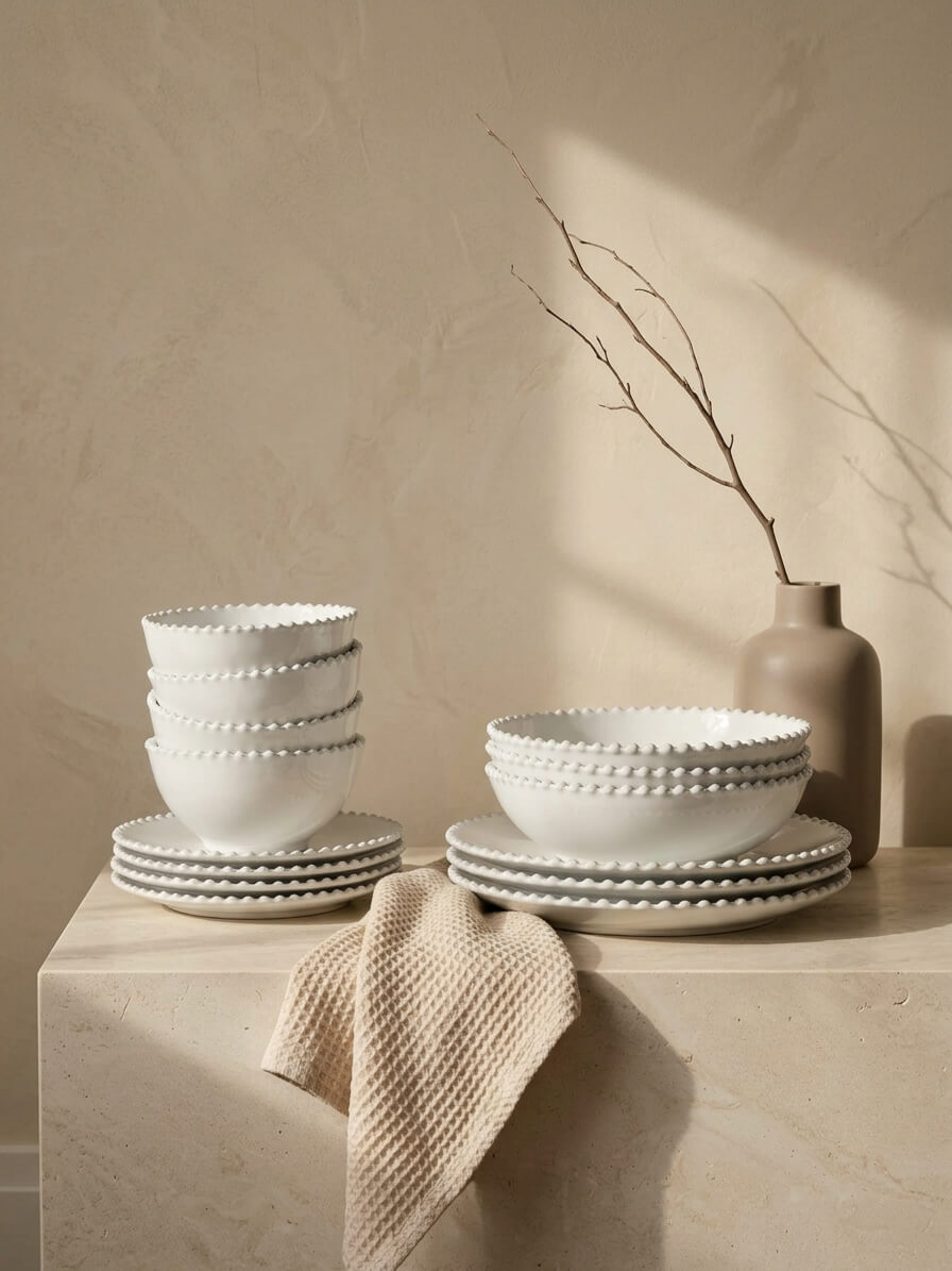 Layered Lounge tableware and serveware