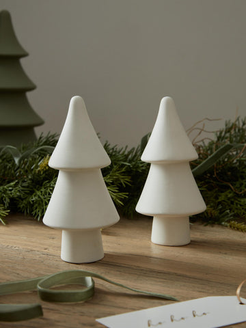 Tiered Ceramic Trees Set of 2