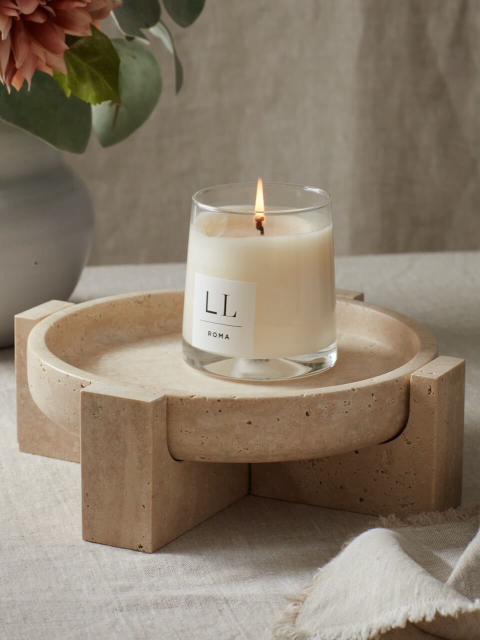 Hemsby Travertine Bowl