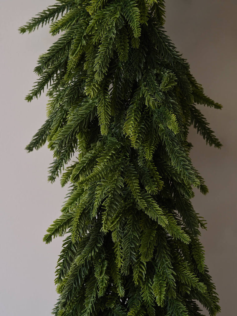 Details of Faux Fir Garland 