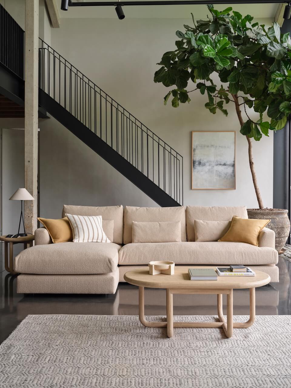 Review Freedom Hamilton Lounge Elba Fabric Chaise Lounge Sofa