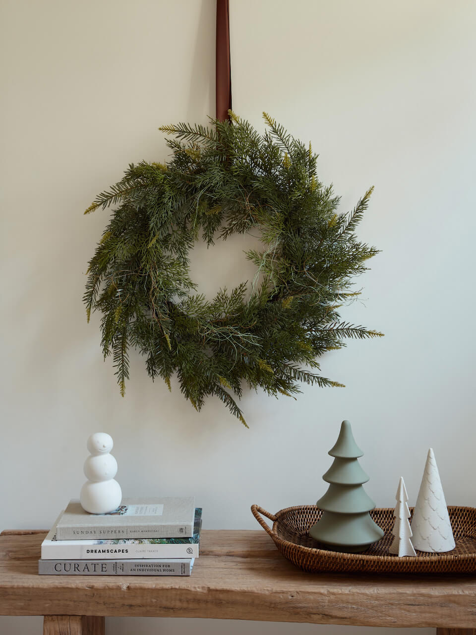 60cm Mixed Fir Wreath