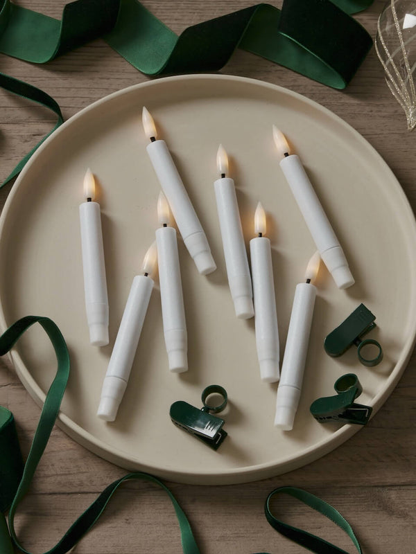 Clip-on Christmas tree candle lights