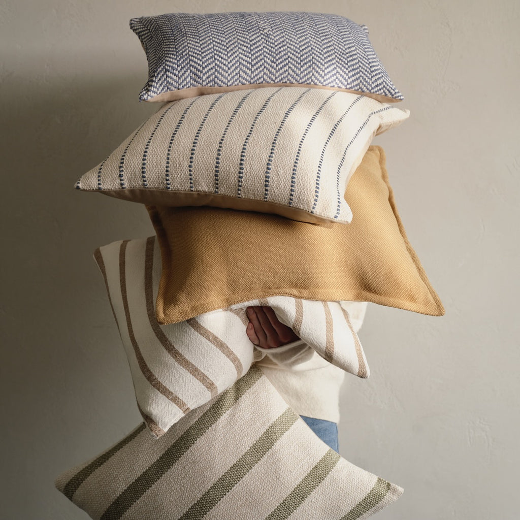 Stack of cushions from Layered Lounge 