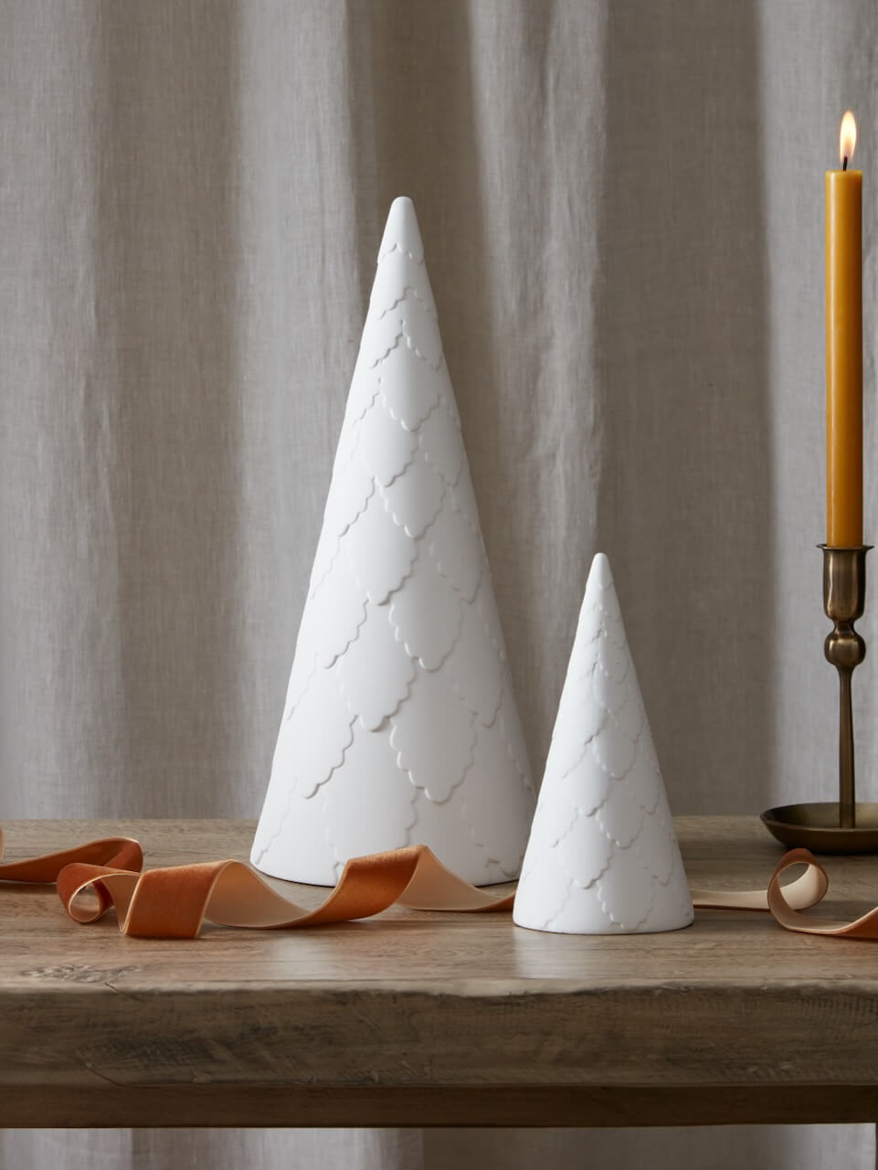 Large Layered Ceramic Tree Ornament