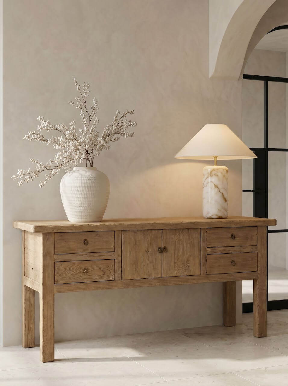Langley Large Reclaimed Wood Console Table