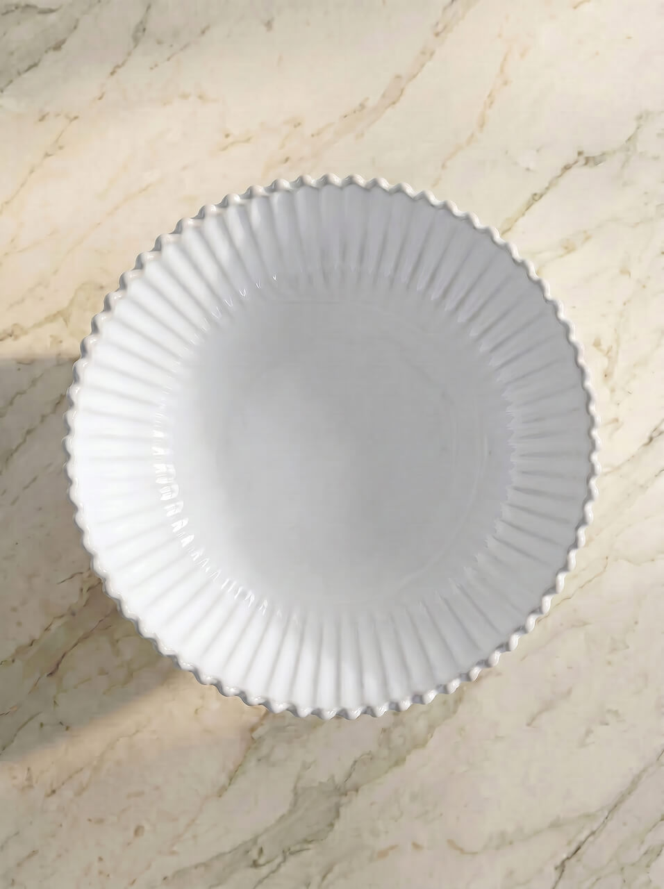 Pearl Stoneware Centrepiece Serving Bowl