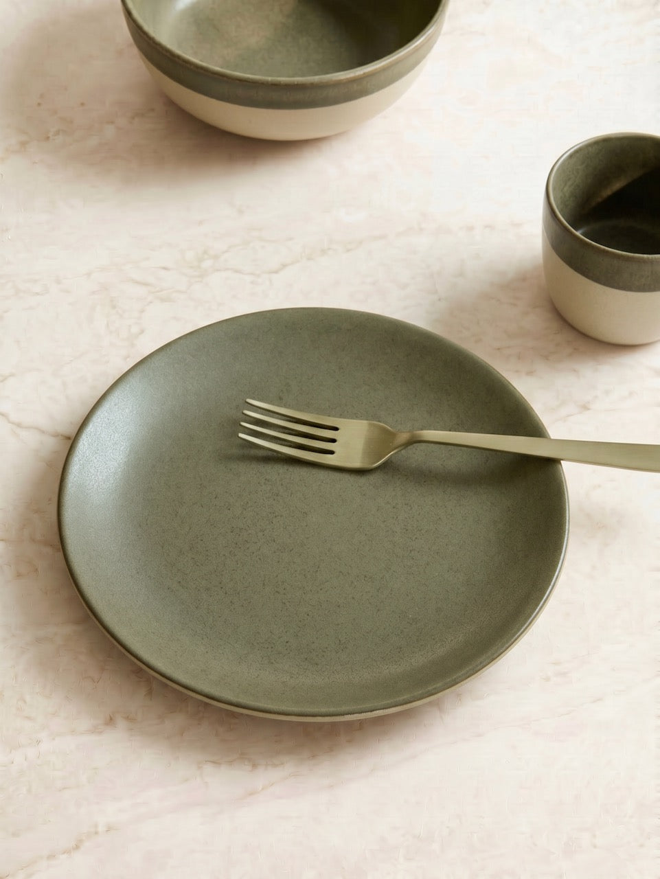Arenito Olive Stoneware Tableware