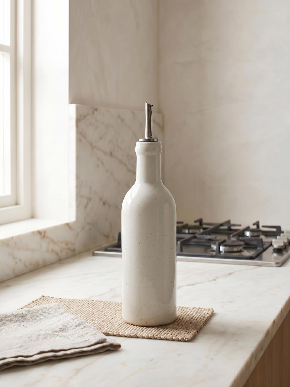 Fattoria Stoneware Oil Bottle