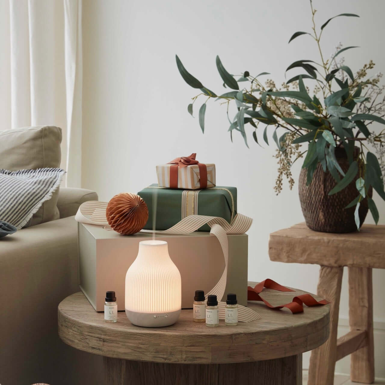 Aroma Diffuser Lamp & Oil Gift Set