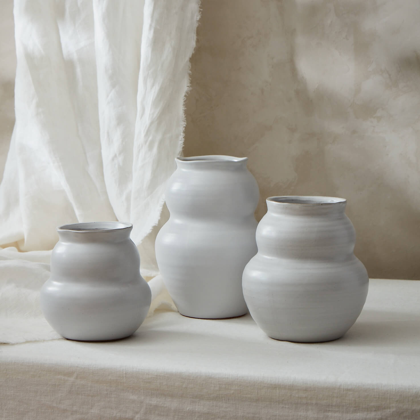 Juno White Vase